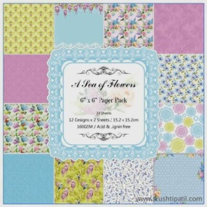 A Sea of Flowers Paper Pack 6 by 6
