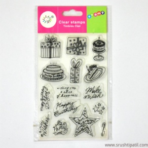 Birthday Clear Stamps – 2