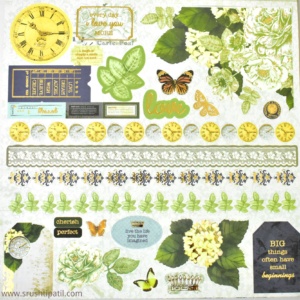 Eno Greeting Morning Fresh Paper Pack 12 by 12 (PS025 Design 25)