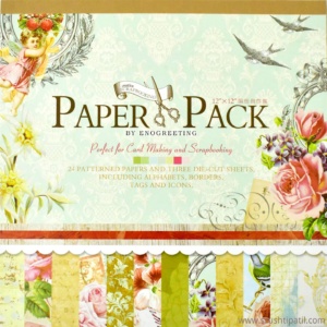 Eno Greeting Fresh Blossom Paper Pack 12 by 12 (PS016 Design 16)