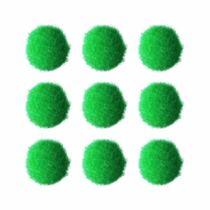 Dark Green Pom Pom Balls (3cm)