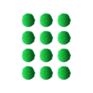 Dark Green Pom Pom Balls (2cm)