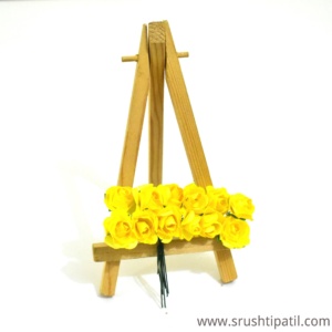 Bunch of Yellow Paper Roses