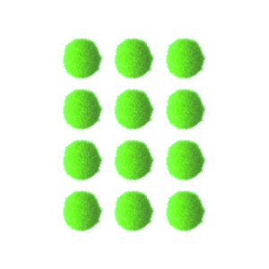 Light Green Pom Pom Balls (2cm)