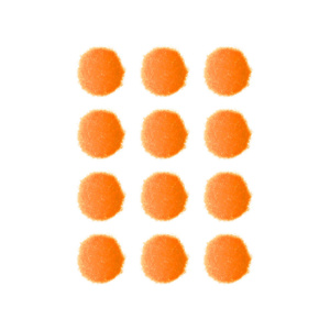 Orange Pom Pom Balls (2cm)