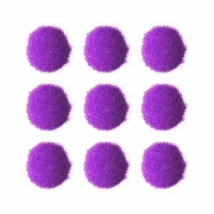 Purple Pom Pom Balls (3cm)