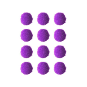 Purple Pom Pom Balls (2cm)