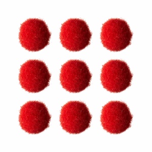 Red Pom Pom Balls (3cm)