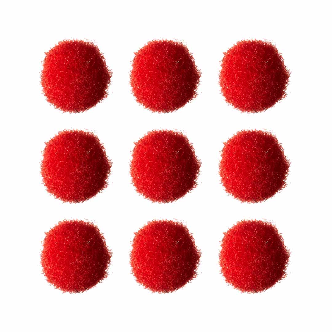 Red Pom Pom Balls (3cm) – Srushti Patil