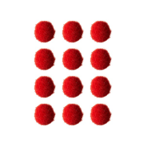 Red Pom Pom Balls (2cm)