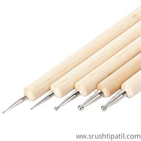 Wooden Scoring Tool (Set of 5) – Srushti Patil