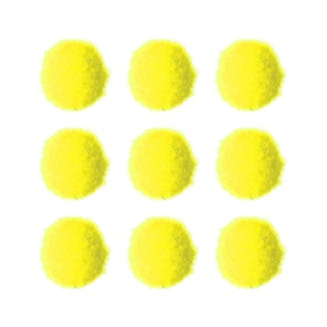 Yellow Pom Pom Balls (3cm)