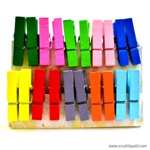 Colorful Wooden Clips – Medium