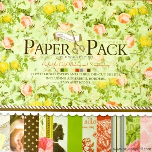 Eno Greeting Romantic Paper Pack 12 by 12 (PS011 Design 11)