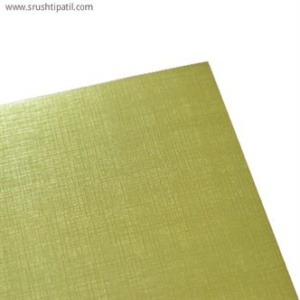 A4 Checkered Design Gold Paper