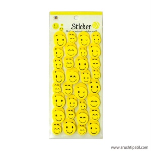 Smiley Foam Stickers (Mix) – 2 Sheets