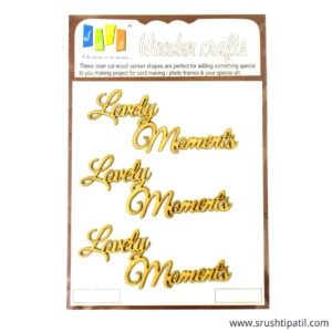 Lovely Moments MDF Cutout