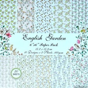 English Garden Paper Pack 6 by 6