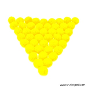 Yellow Pom Pom Balls (1cm)