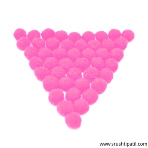 Baby Pink Pom Pom Balls (1cm)