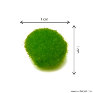 Dark Green Pom Pom Balls (1cm)