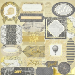 Vintage Notes Paper Pack 10 by 10 (PP010)