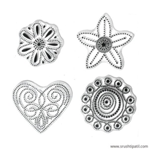 Dotted Designs Clear Stamps
