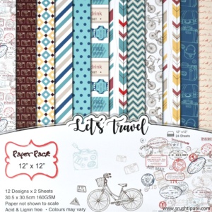 Let’s Travel Paper Pack 12 by 12