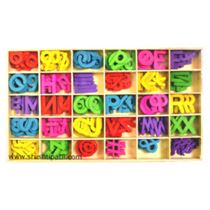 2 in 1 Colorful Wooden Alphabet Set