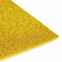 A4 Gold Glitter Foam Sheet