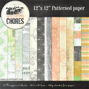 Garden Chores Paper Pack 12 by 12