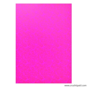 Sheets of A4 Pink Metallic Paper With Design