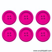 Big Button – Magenta (6 Pcs)
