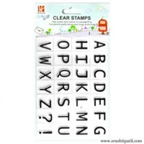 Capital Letters Clear Stamps YC002