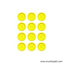 Small Button – Yellow (12 Pcs)