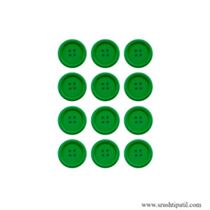 Small Button – Dark Green (12 Pcs)