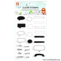 Speech Bubble Clear Stamps YC104