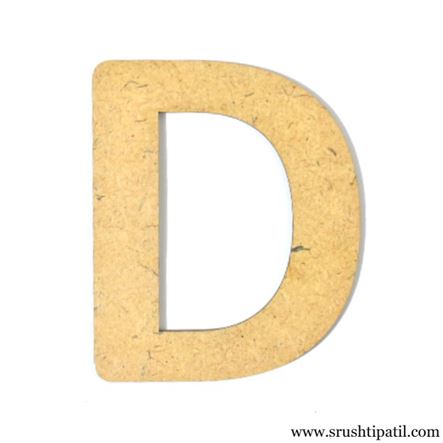 D – MDF Alphabet – Srushti Patil