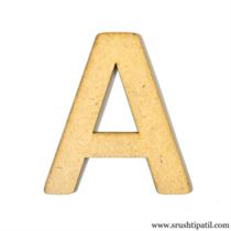A – MDF Alphabet