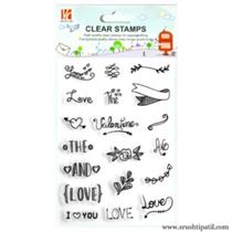 Valentine Love Clear Stamps YC25