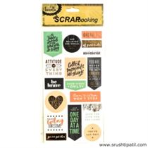 Be Brave Paper Stickers and Quotes