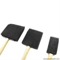 Black Sponge Brush Set of 3