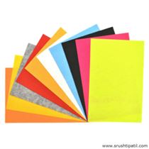 A4 Multi Color Felt Sheets – 10 Pcs