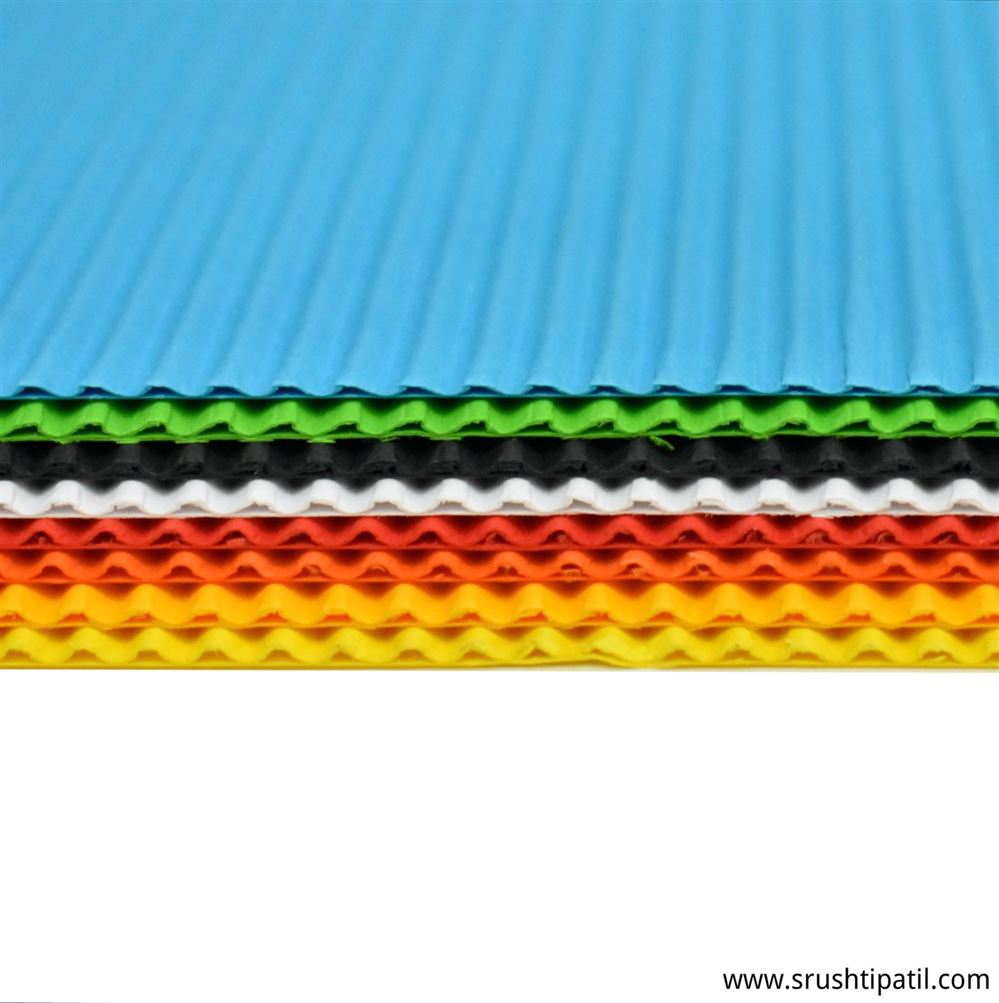 A Basic Color Corrugated Sheets Pcs Srushti Patil