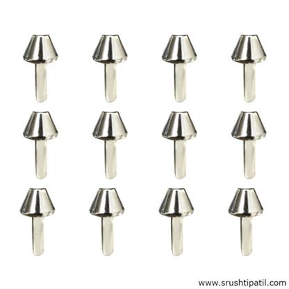 Big Head Silver Brad Pins (6 pcs) – Srushti Patil