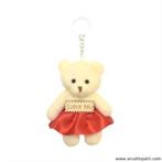 Teddy Bear with Key chain – Red