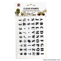 Alphabets/Numbers/Symbols Clear Stamps YC21