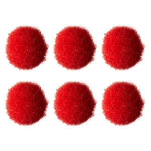 Red Pom Pom Balls (5cm)