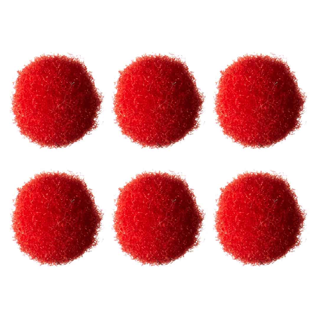 Red Pom Pom Balls (5cm) – Srushti Patil