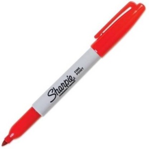 Red Sharpie Marker